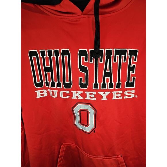 Ohio State Buckeyes Size L Red Hoodie Varsity Authentic Apparel University NCAA - Picture 2 of 9